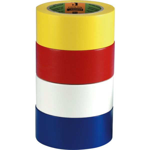 Ruban adhésif vinyle plastifié - 50 mm x 33 m - Rouge