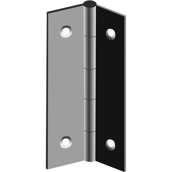 Charnière rectangulaire 100X50 mm