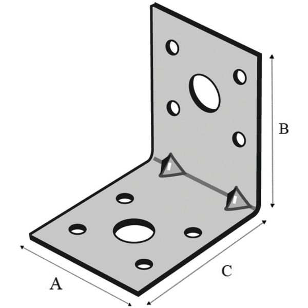 EQUERRE D'ASSEMBLAGE 40 X 50 X 50