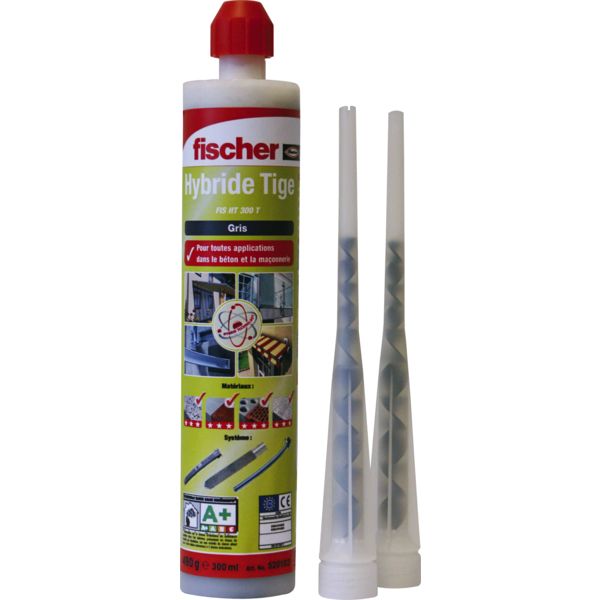 RESINE  FIS HT + CAVALIER - 300 ML - TON GRIS