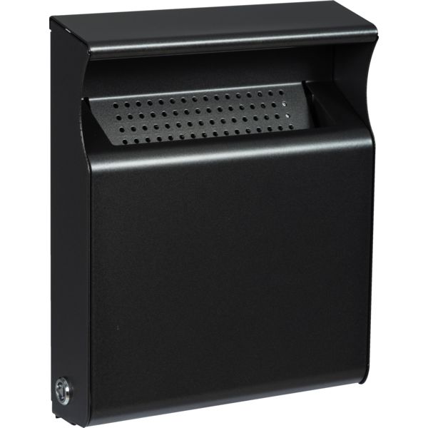 CENDRIER MURAL METAL 1L - GRIS MANGANESE - 56429