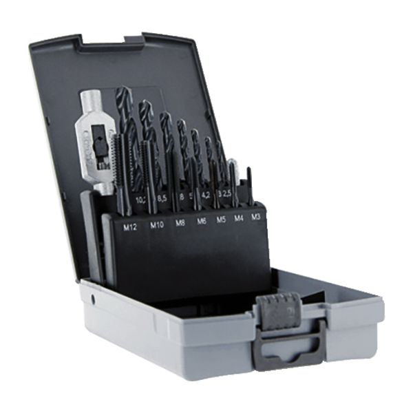 COFFRET TARAUD ET FILIERE 7 TARAUDS