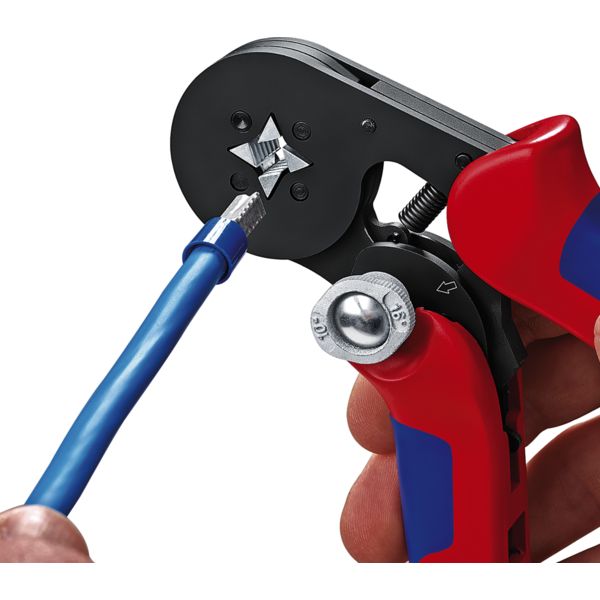 PINCE A SERTIR A EMBOUT KNIPEX 0.06-16MM AUTO AJUSTABLE