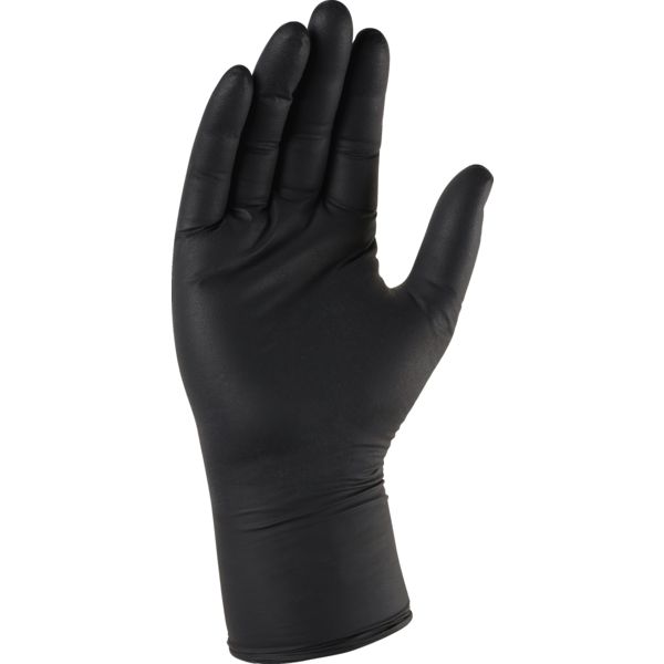 100 GANTS JETABLE  NITRILE NOIR  AUU5000   **XL**