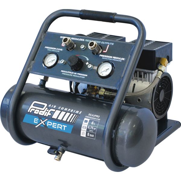 COMPRESSEUR SILENCIEUX 6L PRO - 3.66M3/H