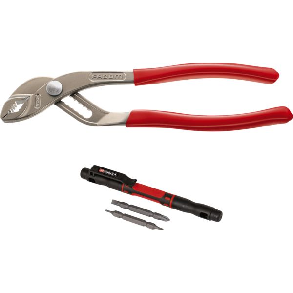 PINCE MULTIPRISE STANDARD AVEC TOURNEVIS STYLO 4 EN 1