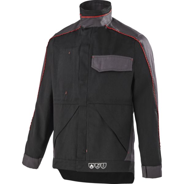 BLOUSON KONEKT CLASSE 1 NOIR / GRIS CHARCOAL 2