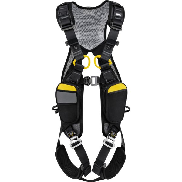 HARNAIS NEWTON EASYFIT NOIR/JAUNE EUR. T.0