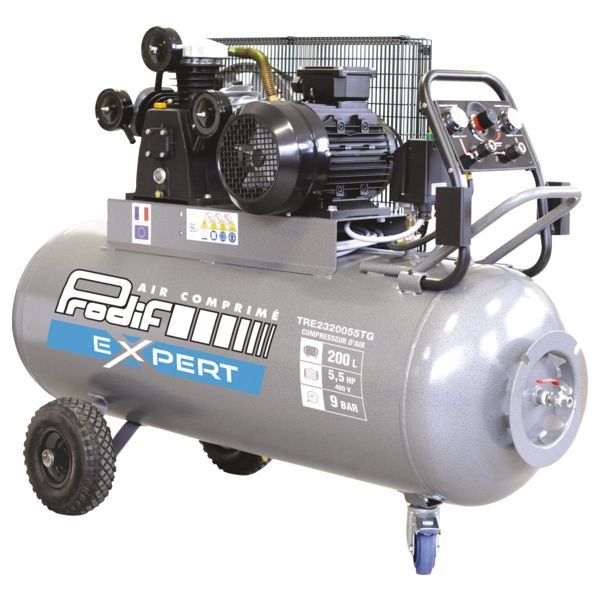 COMPRESSEUR MOBILE 200 L - 27 M/H