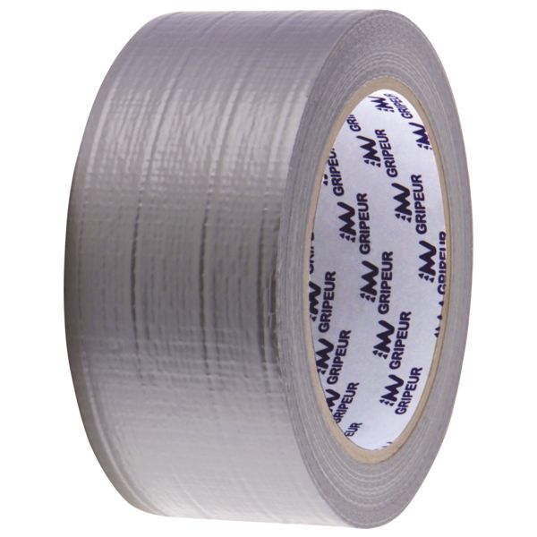 RUBAN ADHESIF TOILE PLASTIFI - GRIS - 48 MM X 50 M