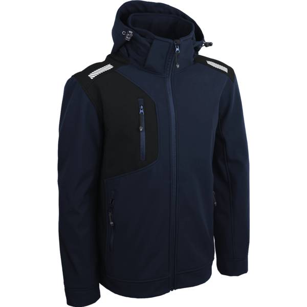 VESTE SOFTSHELL MARINE M