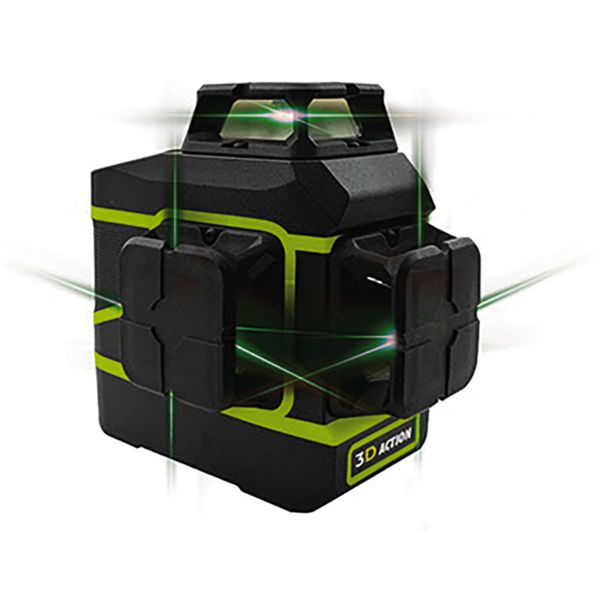 LASER 3 LIGNES METRICA 3D ACTION GREEN