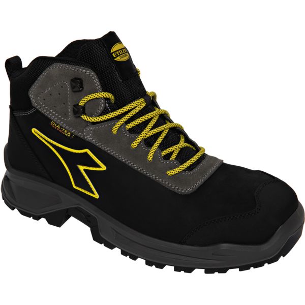 CHAUSSURE SCU. SPORT DIATEX MID NOIR/JAUNE  S7S FO CI SR  -  40