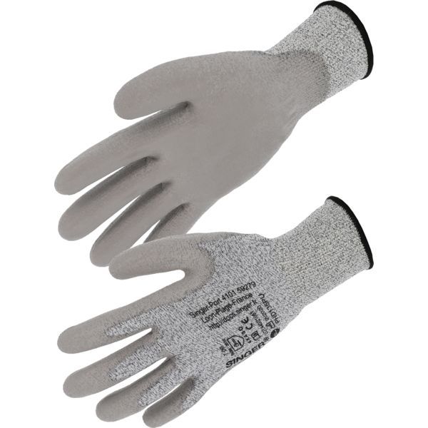 GANT ANTI-COUPURE  D  PEHD GRIS    T10