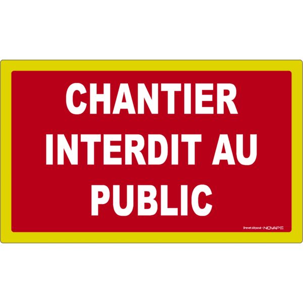 PANNEAU INTERDIT PUBLIC