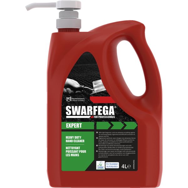 PRODUIT NETTOYANT MAIN SWARFEGA EXPERT - BIDON POMPE 4 L 