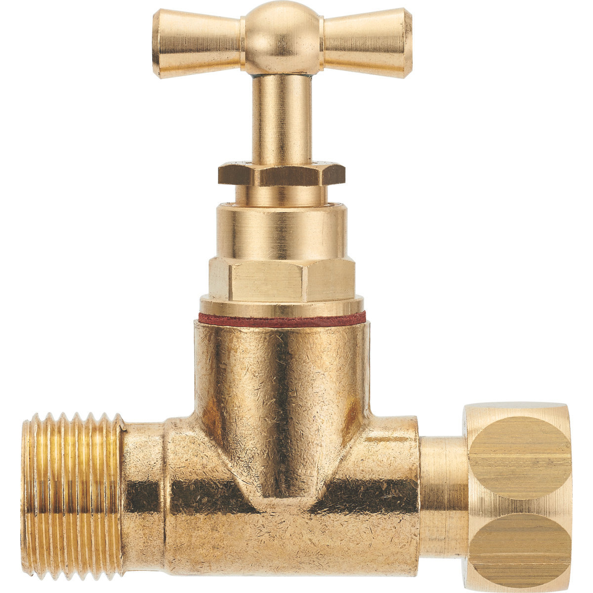 ROBINET DROIT 3/8 (12X17)BRUT             PRESSE ETOUPE