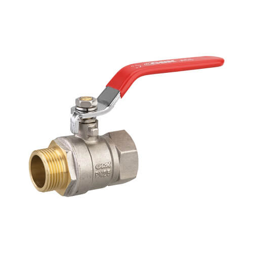 VANNE ARRET MF BOISSEAU SPHERIQUE PASSAGE INTEGRAL AVEC POIGNEE 12-3/8 A.C.S. PN 40