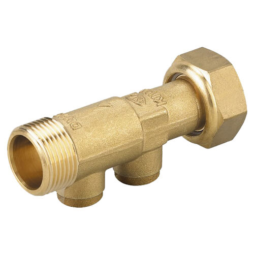 CLAPET ANTIPOLLUTION MF 1"" AVEC BOUCHON LAITON GRENAILLE - NF 