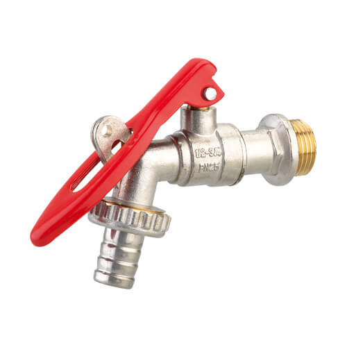 ROBINET ARROSAGE BOISSEAU SPHERIQUE CADENASSABLE 1/2-3/4 CHROME MAT ACS