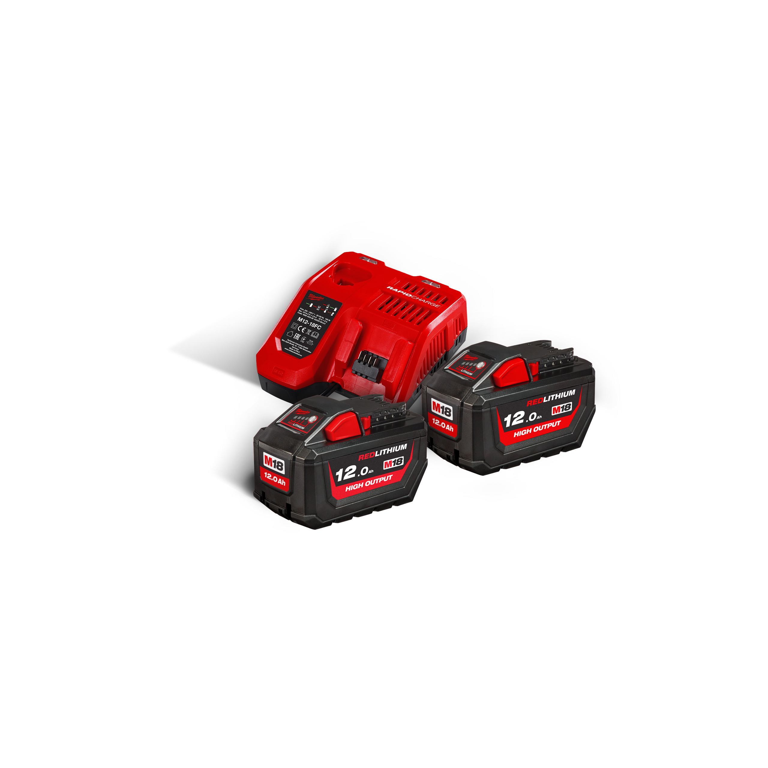 PACK NRJ 18V 12.0AH  +  (1 BATTERIE 12V  OFFERTE )  M18 HNRG-122